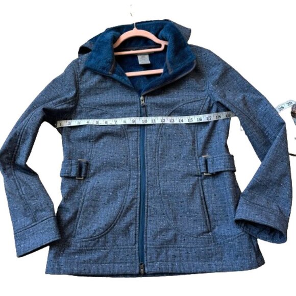 Free Country Coat Jacket Water Resistant Tweed/Teal Size Medium - Picture 11 of 12